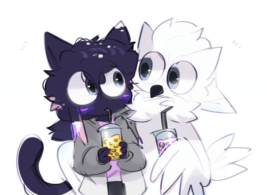 me &amp; my gf, by @CopiTheCat