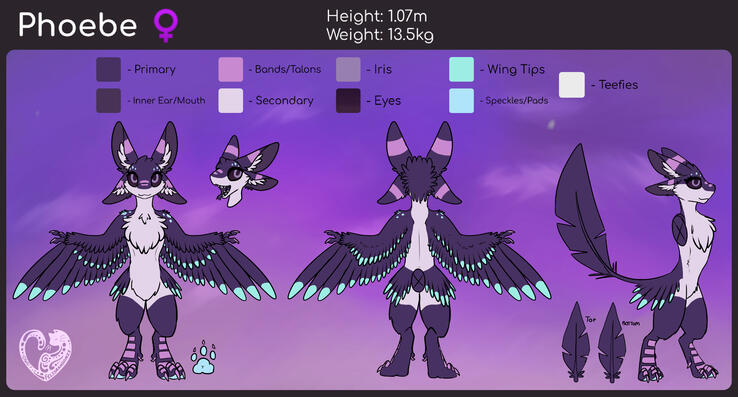ref sheet template by felis-randomis, filled out by me!